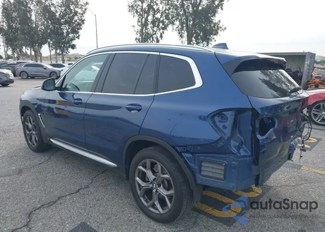 2022 BMW X3 Sdrive30I from USA, damaged, VIN 5UX43DP07N9M15503